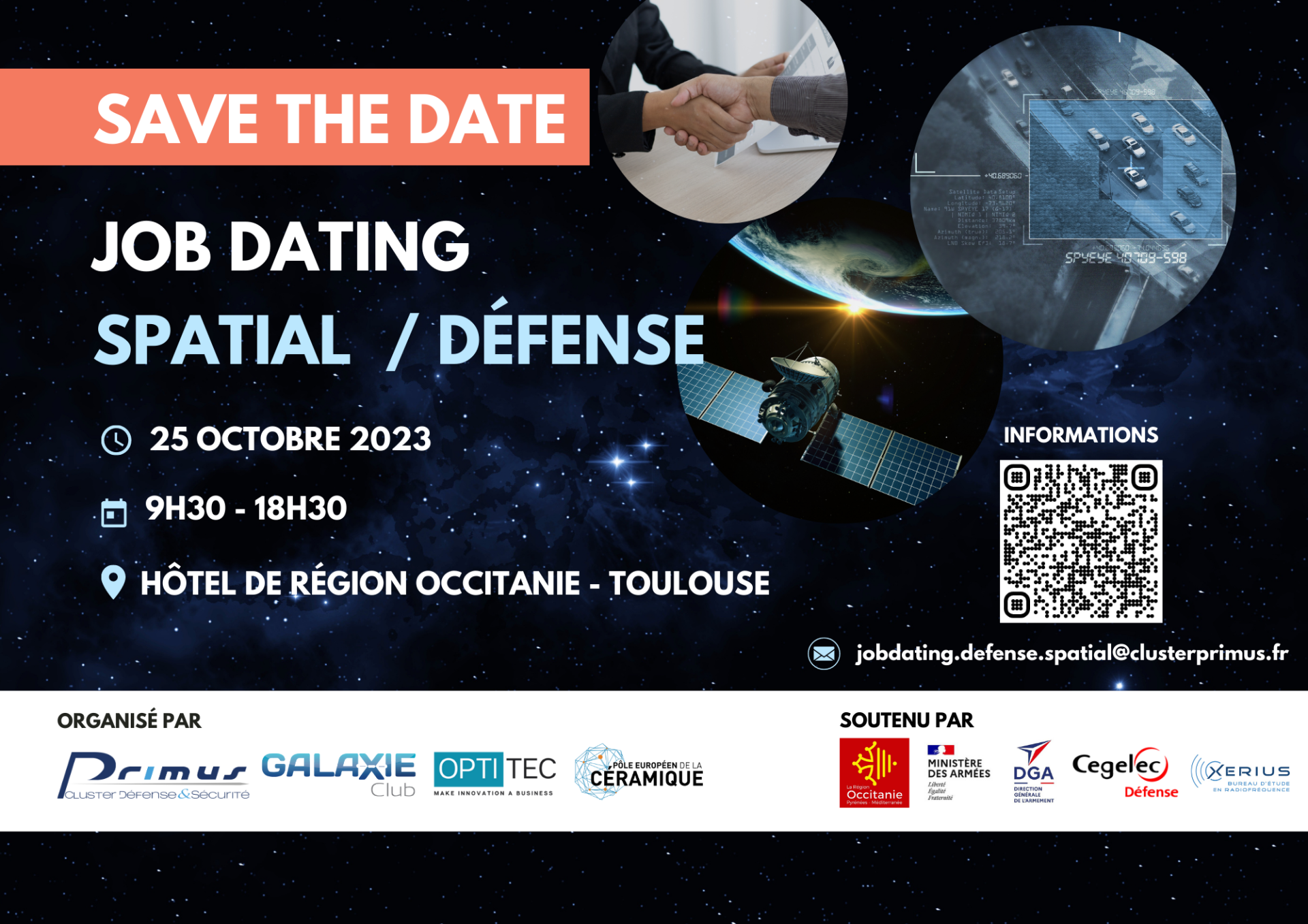 25 Octobre 2023 – Job Dating Spatial et Défense