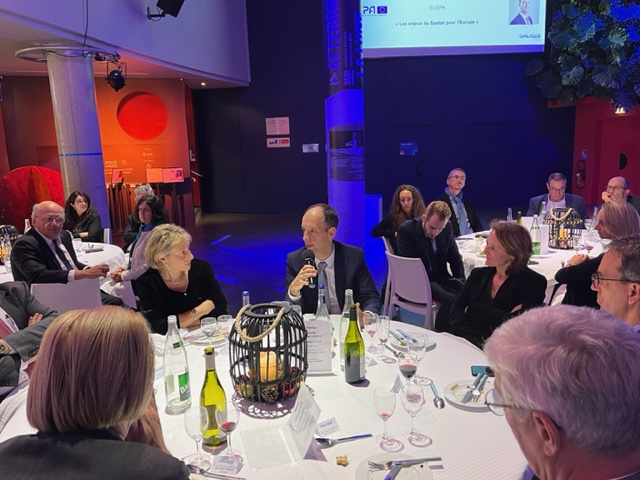 23 Novembre 2022 – Soirée « Dîner-Débat » avec Monsieur Rodrigo DA COSTA, Directeur Exécutif d&rsquo;EUSPA